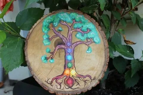 Chakra Tree of Life Mandala Etsy Oak tree tattoo, Tree tatto