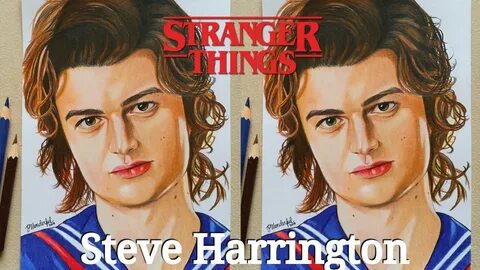 Drawing Steve Harrington (Joe Keery) Stranger Things - YouTu