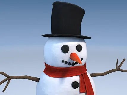 Snowman - 3D Model by SQUIR