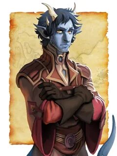 blue tiefling - Google Поиск Character portraits, Character 