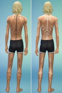 ModTheSims - Fenris' Body Paint Body painting, Sims 4, Fashi