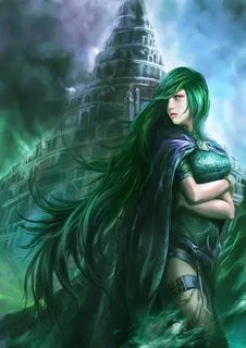 Shadow by Eggar919.deviantart.com on @DeviantArt Green hair 