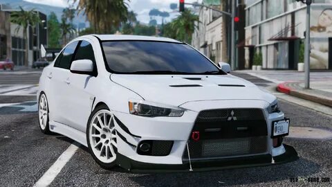 Mitsubishi Lancer Evo X мод на мицубиси лансер 10 для гта 5 