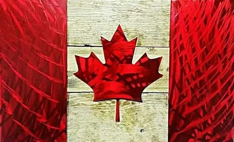 Canada Flag Sculpture by Faysal Ahamed Fine Art America