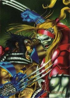Omega Red vs Wolverine Pepsicards, Superhéroes marvel y Marv