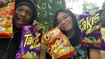 Hot Cheetos and takis challenge (Q&A) With Instagram Model! 