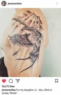 Jensen's tattoo that he got for JJ. Jensen's instagram 10/19