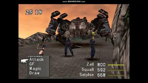 Final Fantasy VIII - Escaping from X-ATM 092 (Robot Spider B