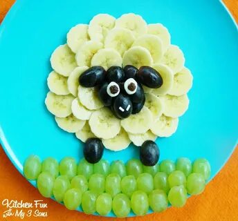 Kitchen Fun With My 3 Sons: Sheep Fruit Snack Culinaria infa