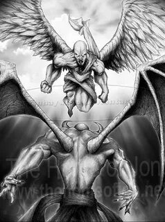 photo tattoo angel and demon от 05.09.2018 № 039 - 1 - tatto