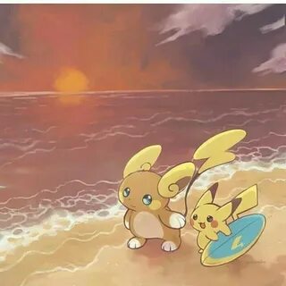 Alolan Raichu and Pikachu Pokemon, Cute pokemon, Pokemon pic