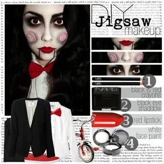 10 DIY Jigsaw And Halloween Makeups Saw halloween costume, J