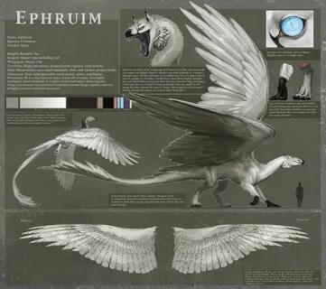 Reference - Ephruim by Allagar on DeviantArt Fantasy creatur