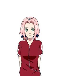 Young Sakura short hair render Naruto Mobile by Maxiuchiha22