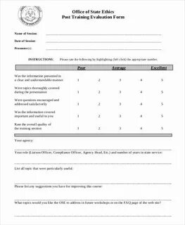 Workshop Evaluation form Template in 2020 Evaluation form, T