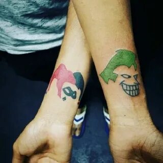 Pin on Harley Quinn and Joker Tattoo