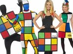 Кубик Рубика 80-х годов костюм взрослый карнавальный наряд 8