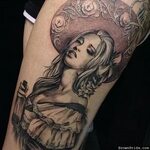 Awesome Mexican Charra Tattoo by Elvia Guadian