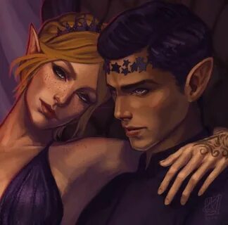 Feyre and Rhys Rhysand ACOMAF ACOTAR a court of thorns and r