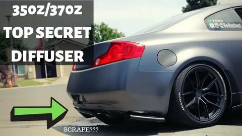 Installing a 350z Top Secret DIFFUSER on my G35 Coupe*** sli