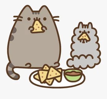 Fast Food Cat Sticker By Pusheen Clipart , Png Download - Pu