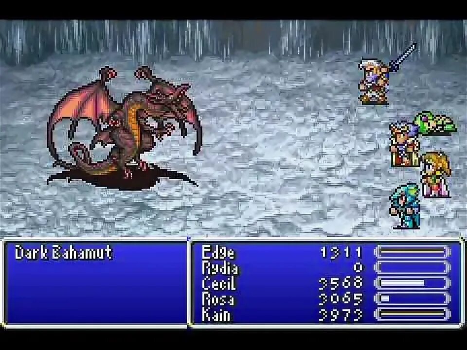 Final Fantasy IV Advance - Boss Battle #32 - Dark Bahamut - 