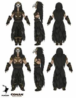 ArtStation - Conan Exiles: Savage Frontier armor concepts, J