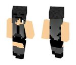 Get Wither Skeleton Girl Minecraft Skin for Free. SuperMinec