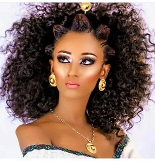 Habesha Ethiopian hair, Ethiopian beauty, Ethiopian wedding