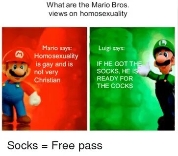 What Are the Mario Bros Views on Homosexuality Mario Says Ho