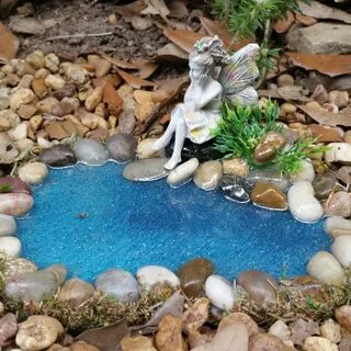 Fairy Garden Pond Miniature Pond Fairy Garden Accessory Etsy