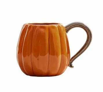 Pumpkin Shaped Mug Pottery barn pumpkin, Mugs, Pottery sale