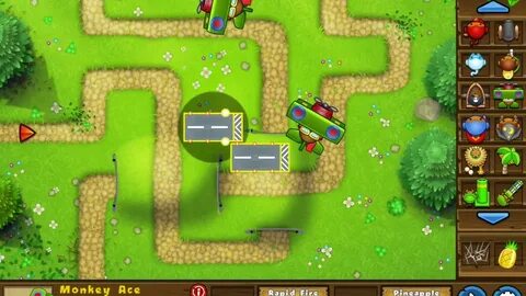 Bloons TD 5 - How to beat 50x MOAB mission - YouTube