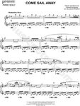 Print and download Come Sail Away sheet music by Jarrod Radn