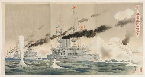 Attack on Port Arthur by the Imperial Fleet - Saint Louis Ar