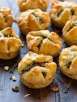 EASY Spinach Puffs. These cream cheese puff pastry cups are 