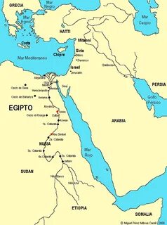 Mapa de Egipto y Próximo Oriente - Amigos de la Egiptología