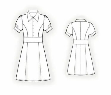 Shirt Dress pattern Tuch, Kleid nähen, Frauen outfits