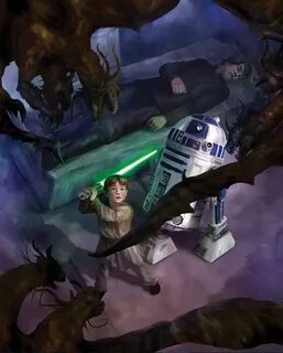 Luke SKYWALKER, R2-D2 and Jacen SOLO STAR WARS: Characters S