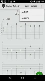 Скачать Guitar Tabs X APK для Android