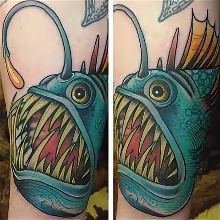 50+ Angler Fish Tattoos Ideas