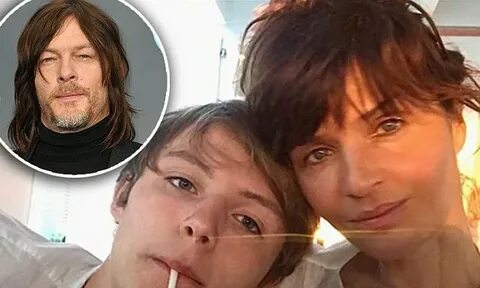 Helena Christensen shares snap with son Mingus - and he's a 