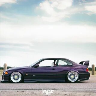 BMW E36 M3 purple slammed Bmw e36 touring, E36 touring, Bmw 