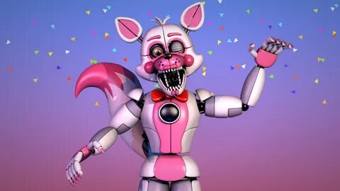 Funtime Foxy V5 Poster - FNaF SL Blender by ChuizaProduction