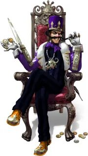 "Change the Colour for 1P's Character" Waluigi Soul calibur,