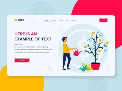 Investment website design template by Anuta Kul on Dribbble