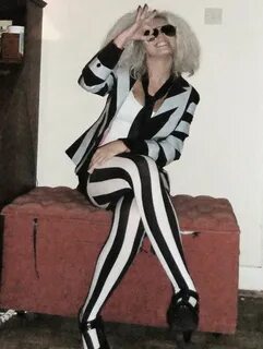 Beetle Juice Beetlejuice costume, Female beetlejuice costume