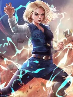 Android 18 Fan art by victter-le-fou Android 18, Dbz cosplay