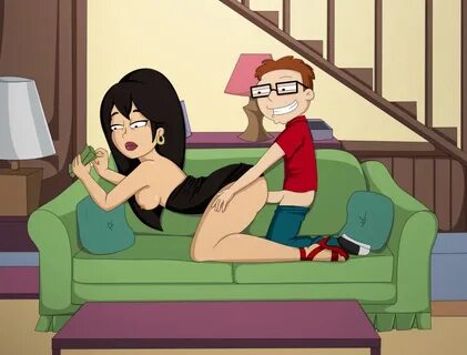 Xbooru - american dad ass breast doggy position erect penis 