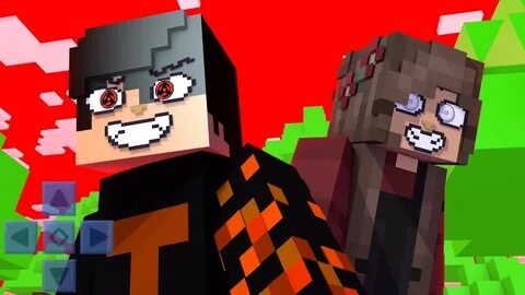 SHARINGAN VS BYAKUGAN no MINECRAFT POCKET EDITION ( Naruto A